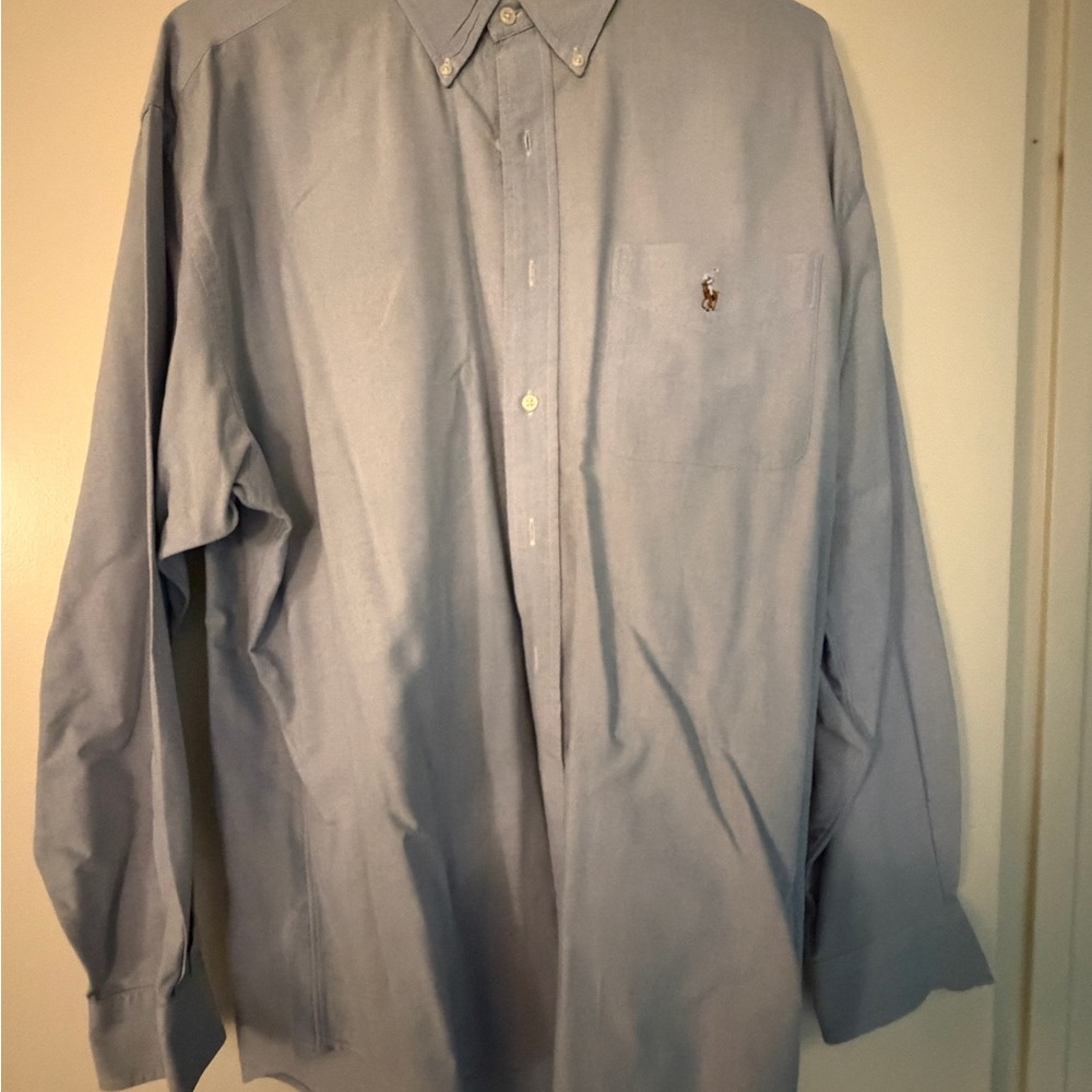 Ralph Lauren Light Blue Oxford Button-Down Shirt